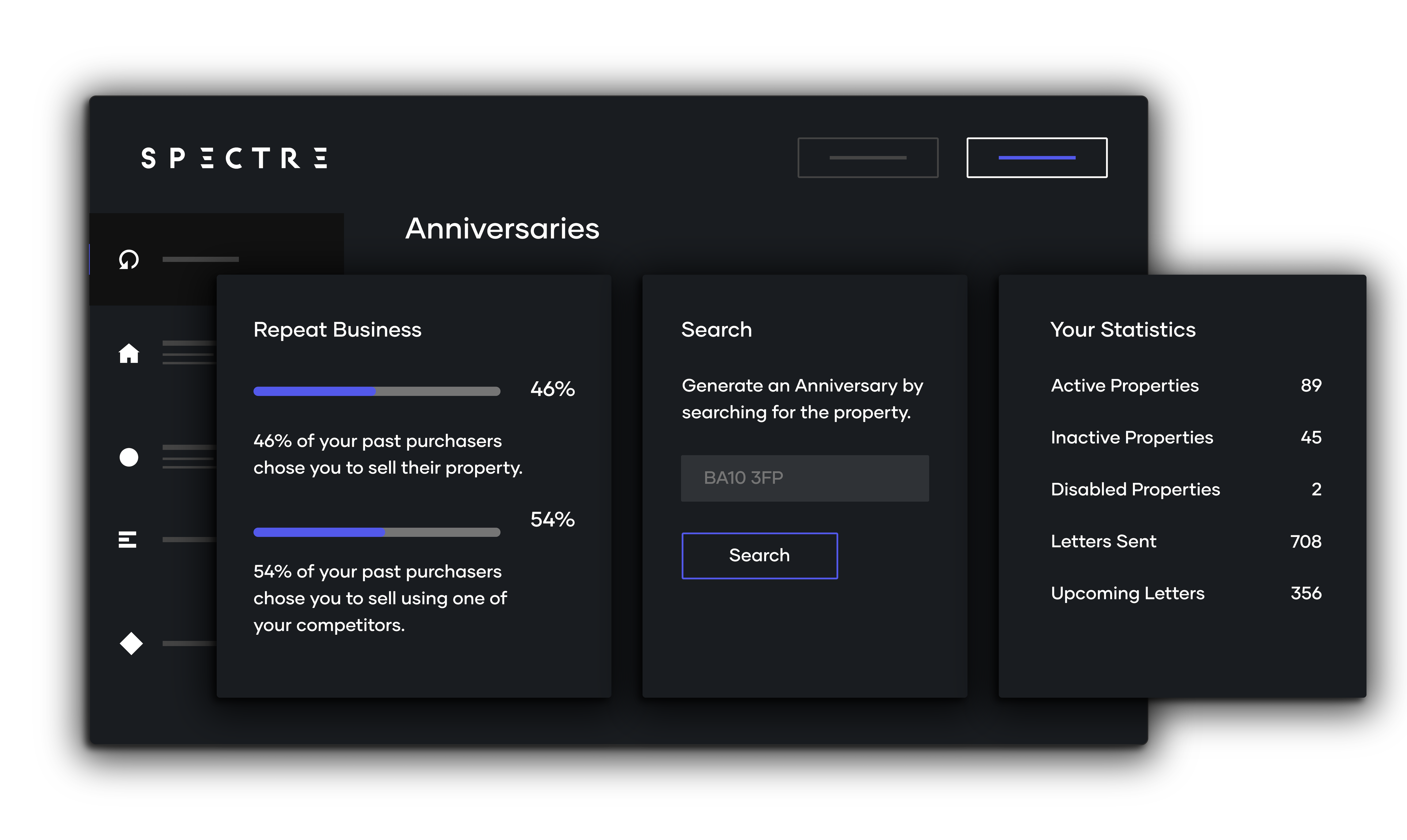 Anniversaries Dashboard