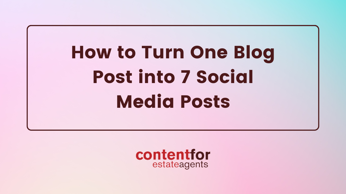 How to Turn One Blog Post into 7 Social Media Posts Kerfuffle